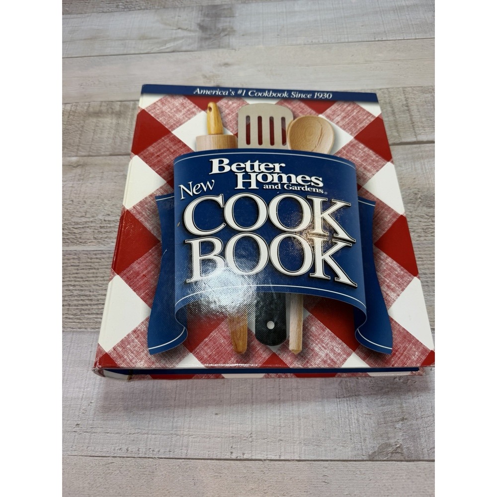 Better Homes Gardens New Cook Book 12th Edition 2003 Red Plaid Binder Cookbook
